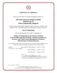 ISO/TS 16949:2009 Certificate for Oudenaarde, Belgium