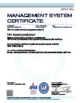 ISO 9001:2008 Certificate for Phoenix, Az