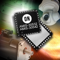 The new AMIS-30532 and AMIS-30542 micro-stepping stepper motor drivers.