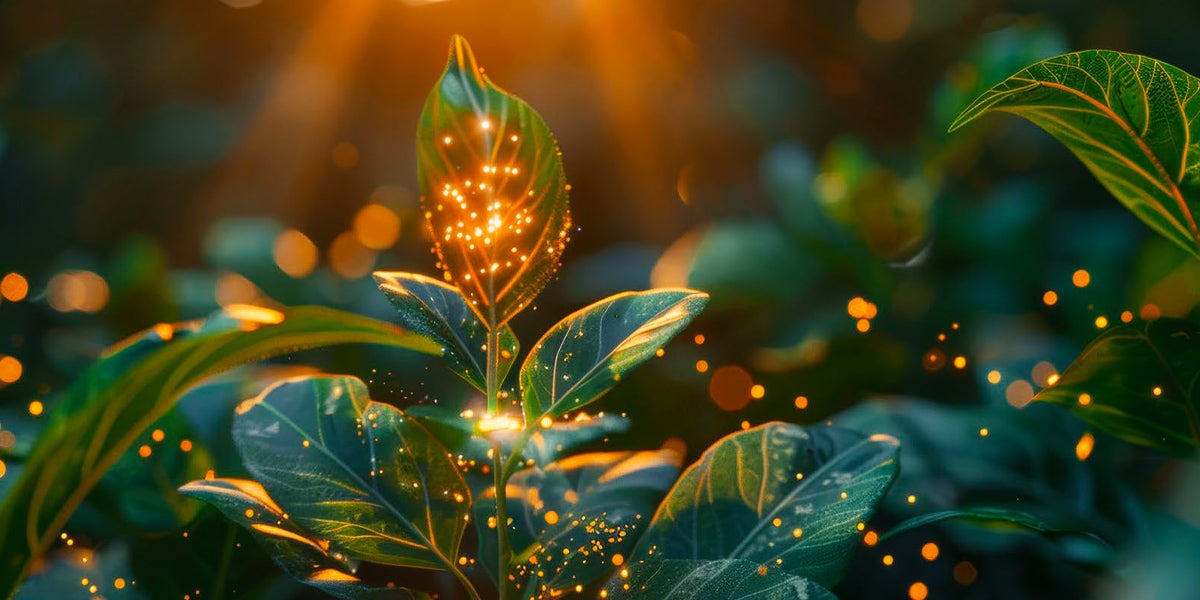 A close up of a plant