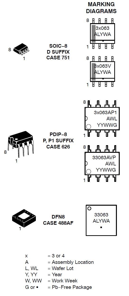 MC34063A: 降圧/ブースト/反転レギュレータ、スイッチング、1.5 A