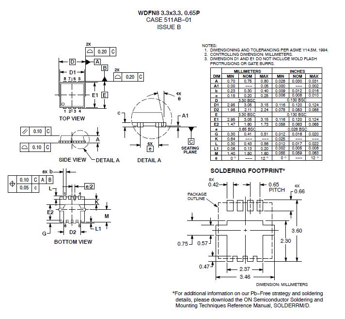 NTTFS4928N: シングル Nチャネル Power MOSFET 30V、37A、9mΩ