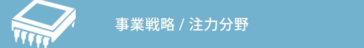 事業戦略,注力分野
