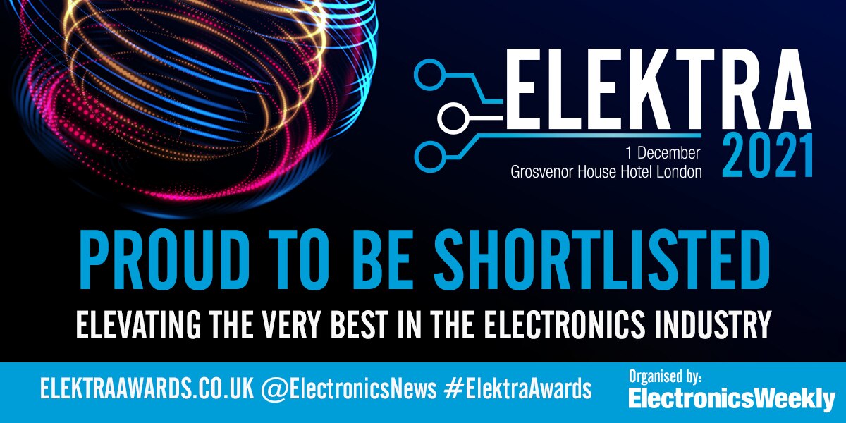 Electronics Weekly Elektra Awards Shortlist
