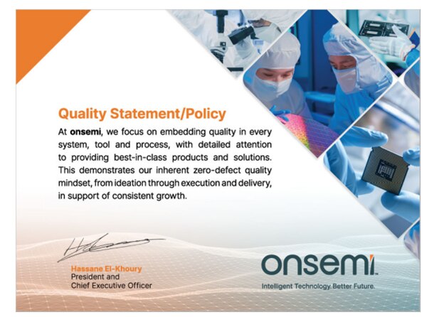 onsemi Quality Statement/Policy