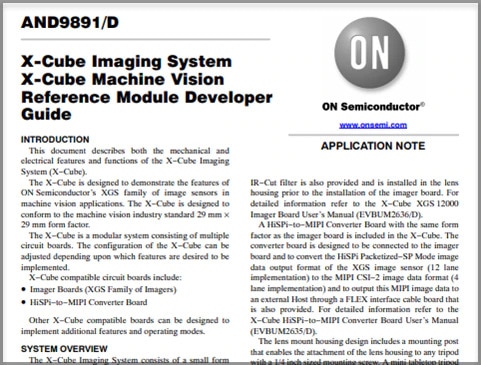 X Cube Imaging Application Note Thumbnail